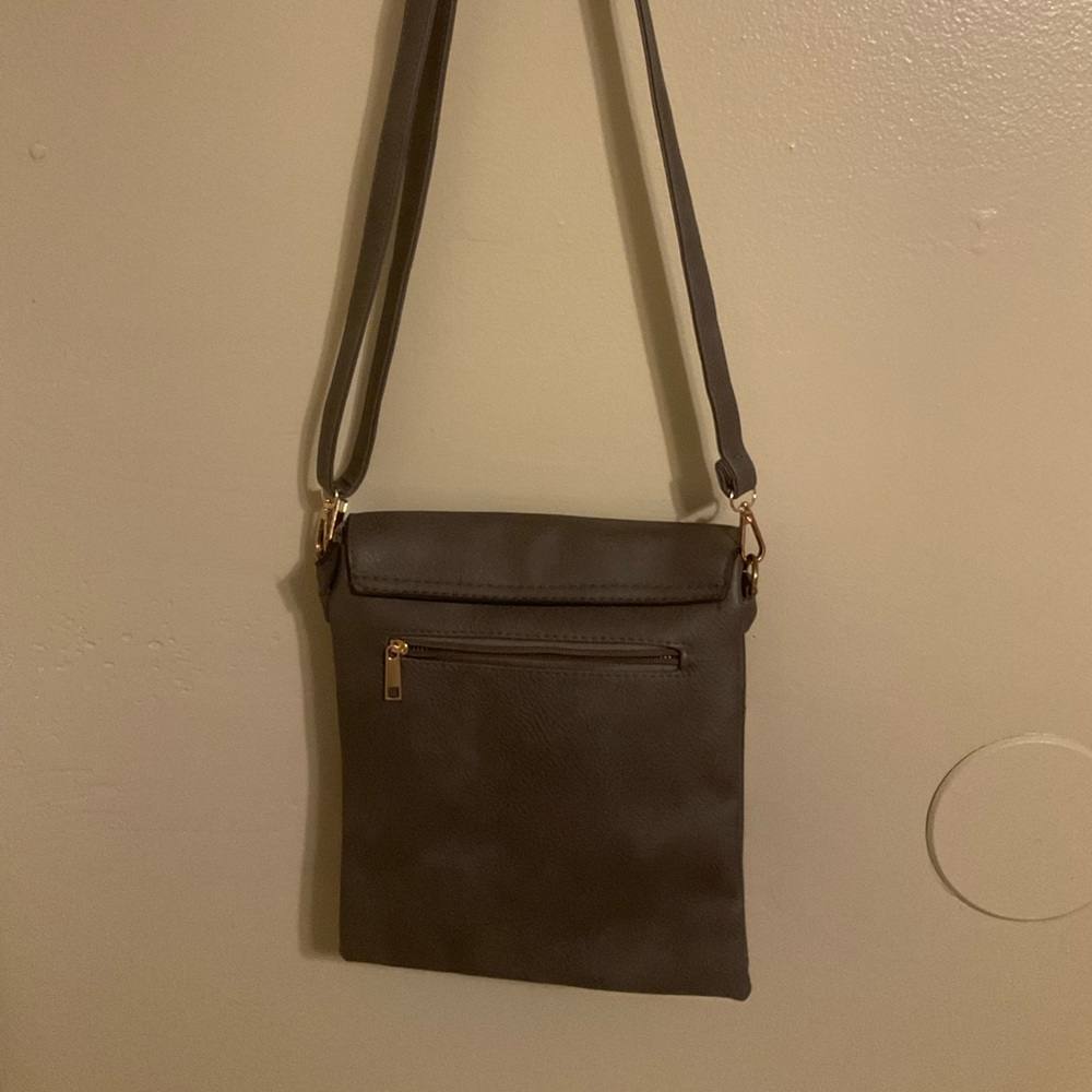 Dark Gray Crossbody Bag Gem